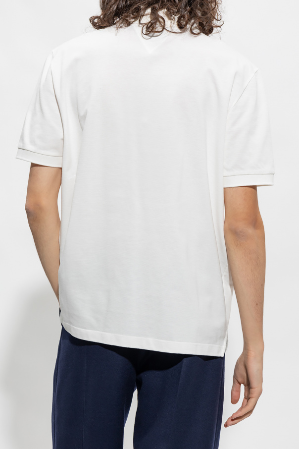 White Cotton polo shirt Bottega Veneta